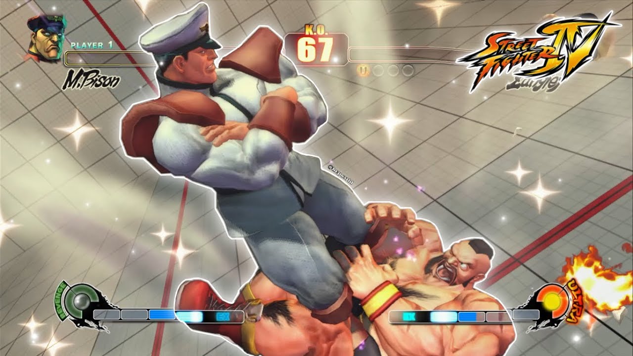 М. Байсон против Зангиефа (максимальная сложность) | Street Fighter IV
