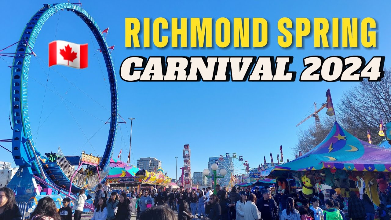 🇨🇦 Richmond Lansdowne Centre Spring Carnival 2024 | Opening Day | Vancouver Vlog | March 29, 2024