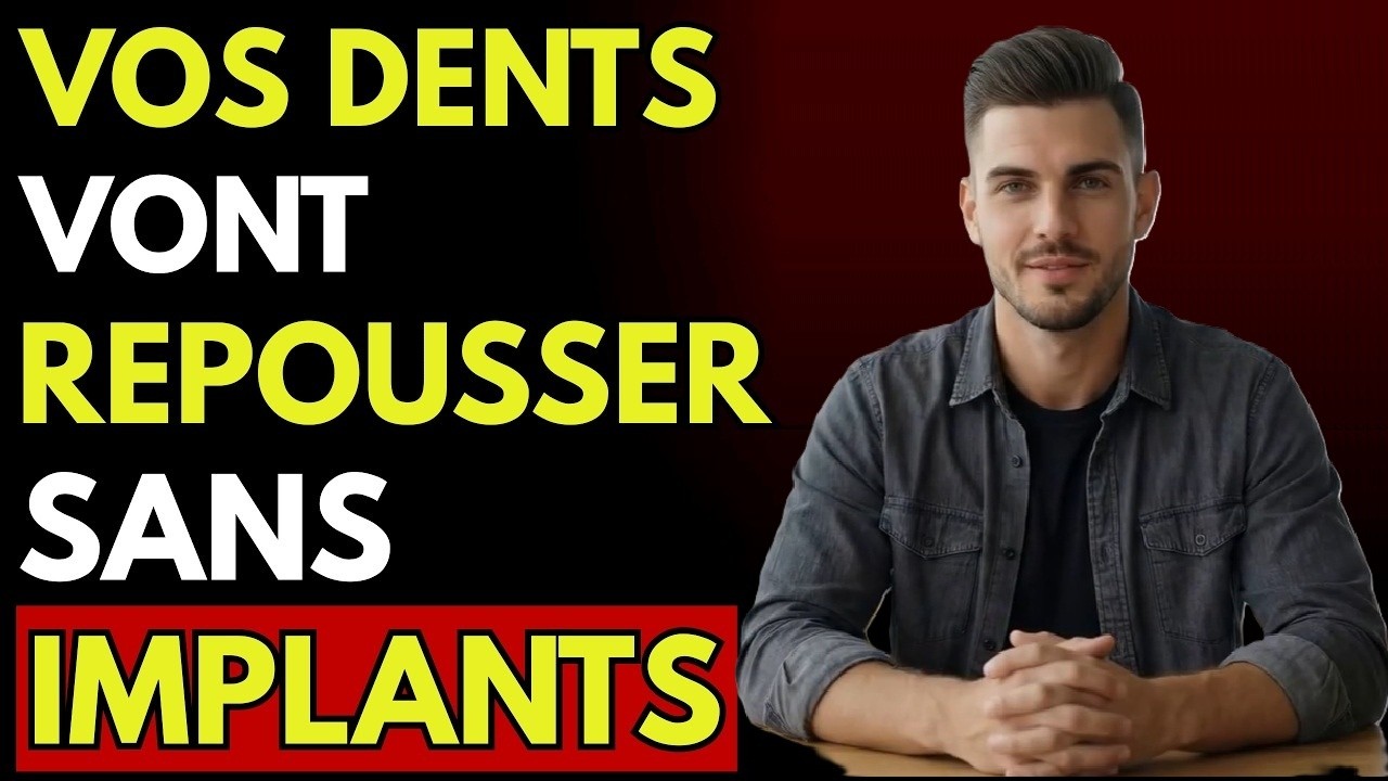 Vos DENTS peuvent REPOUSSER sans implants les scientifiques japonais viennent de le prouver  ca