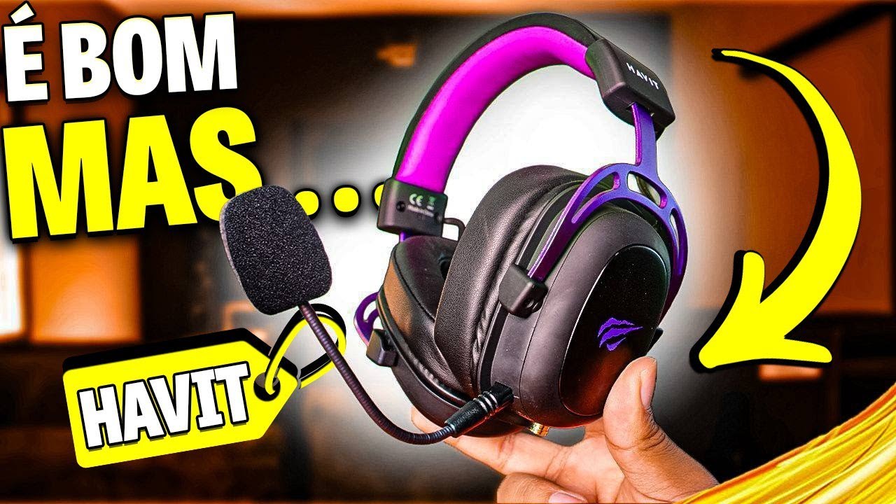 A EVOLUÇÃO DO HAVIT H2002D! Conheça o Havit H2002c+u um dos melhores Headsets custo benefício 2025 ?