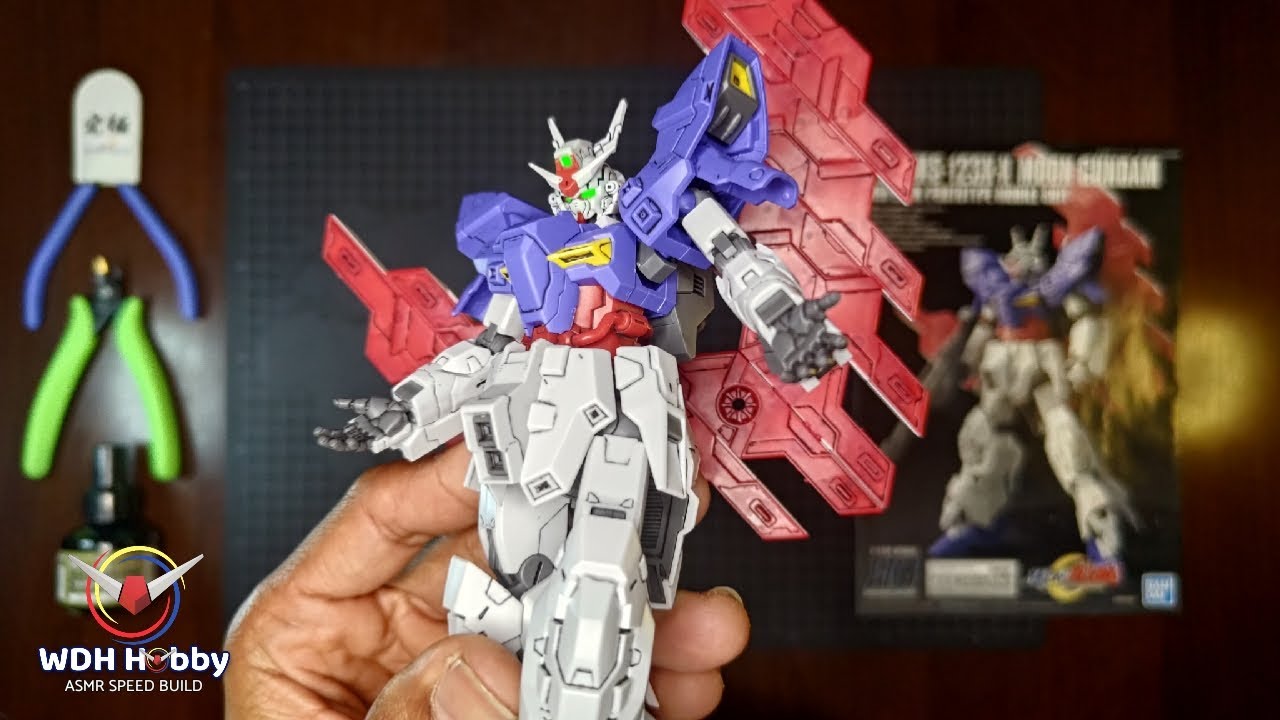 King of High Grade? HG Moon Gundam | Satisfying beat building | ASMR Build