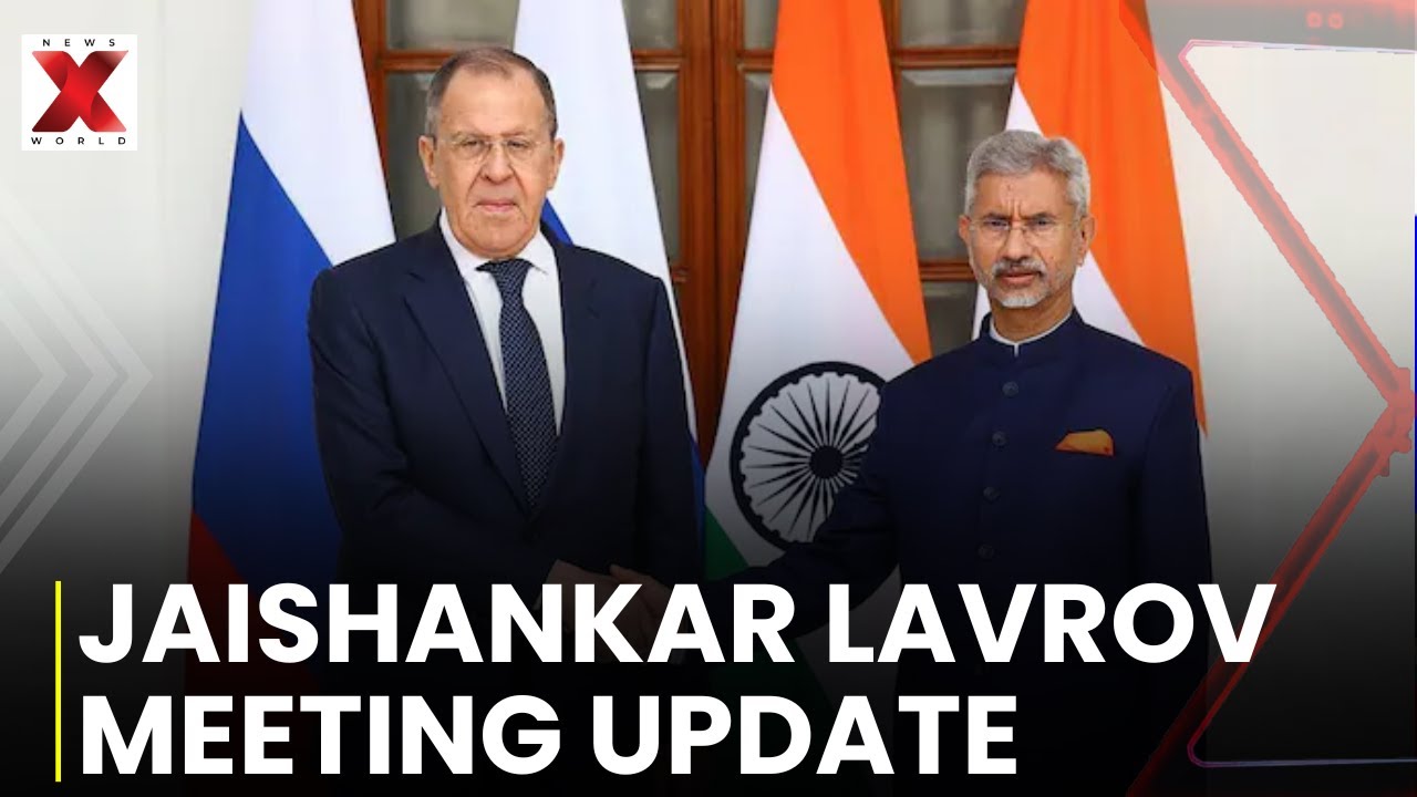 India's FM Jaishankar and Russian Counterpart Lavrov Meeting Focuses On Cooperation | NewsX World