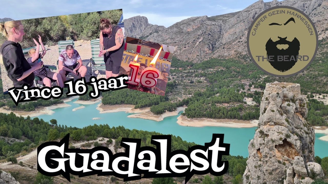 #09 Het prachtige dorp Guadalest | Hoera Vince 16 jaar | WONEN IN DE CAMPER MET PUBERS