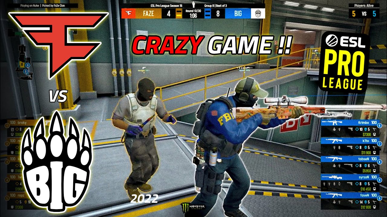 #faze vs #bigclan - Highlight - ESL Pro League Season 16 - Group B #csgo 2022