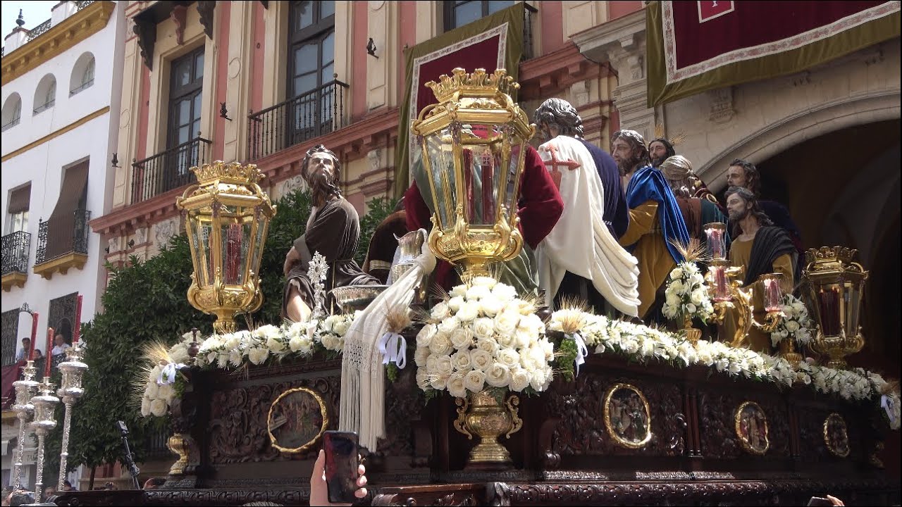Misterio de la Sagrada Cena Procesión de vuelta 2022 Corpus Christi Sevilla