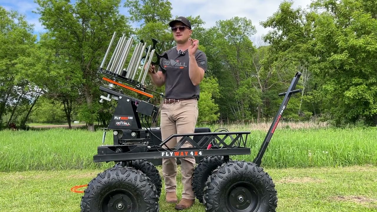 4x4 Flyway 180 Auto Clay Thrower with Wobbler Kit Assembly | Do All Outdoors |
