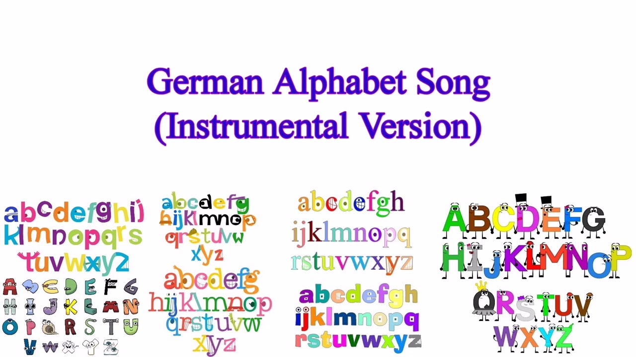 (REUPLOAD) Gerмan Alpнabeт Sꙩng (Instrumental Version)