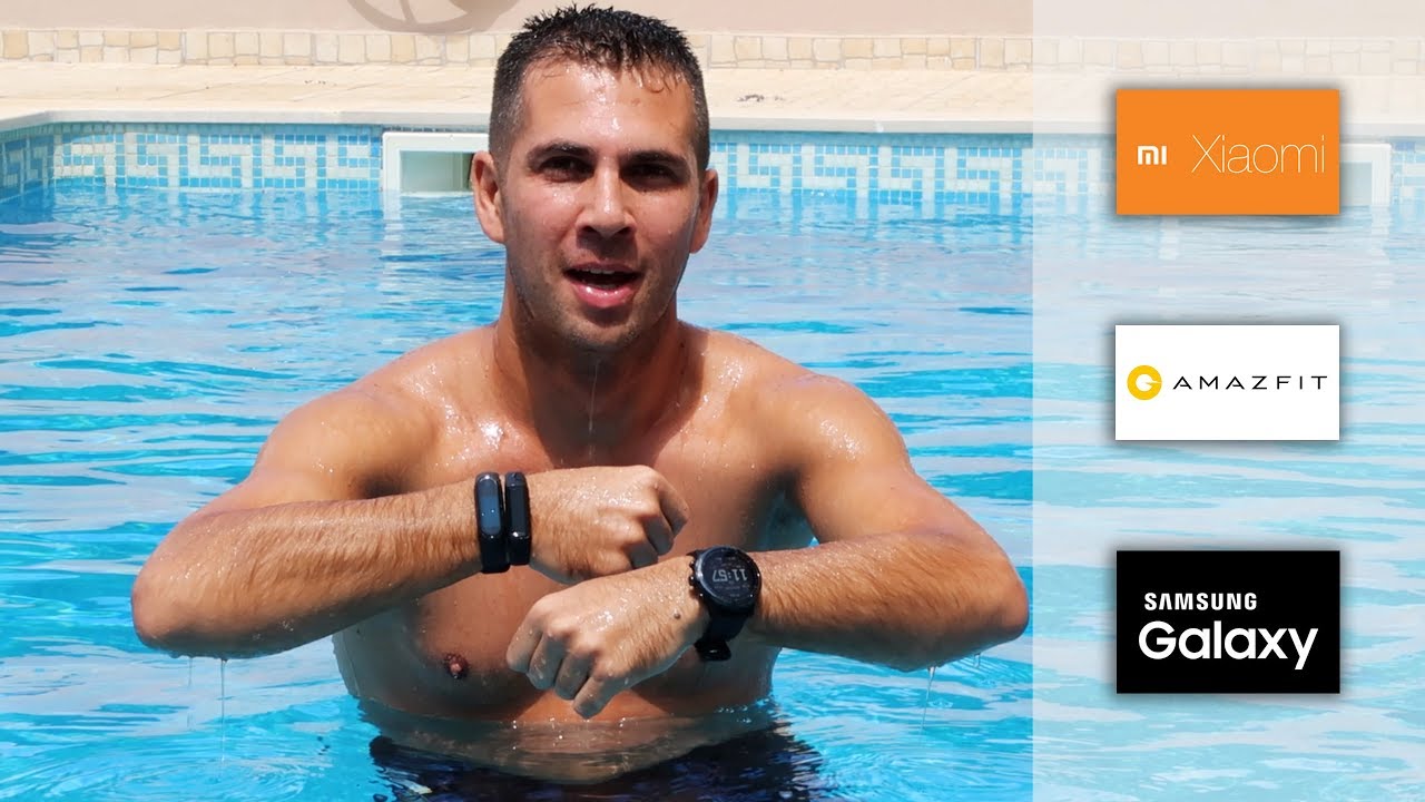 Mi Band 4 vs Galaxy Fit e vs Stratos for Swimming !! I Am SURPRISED !!!