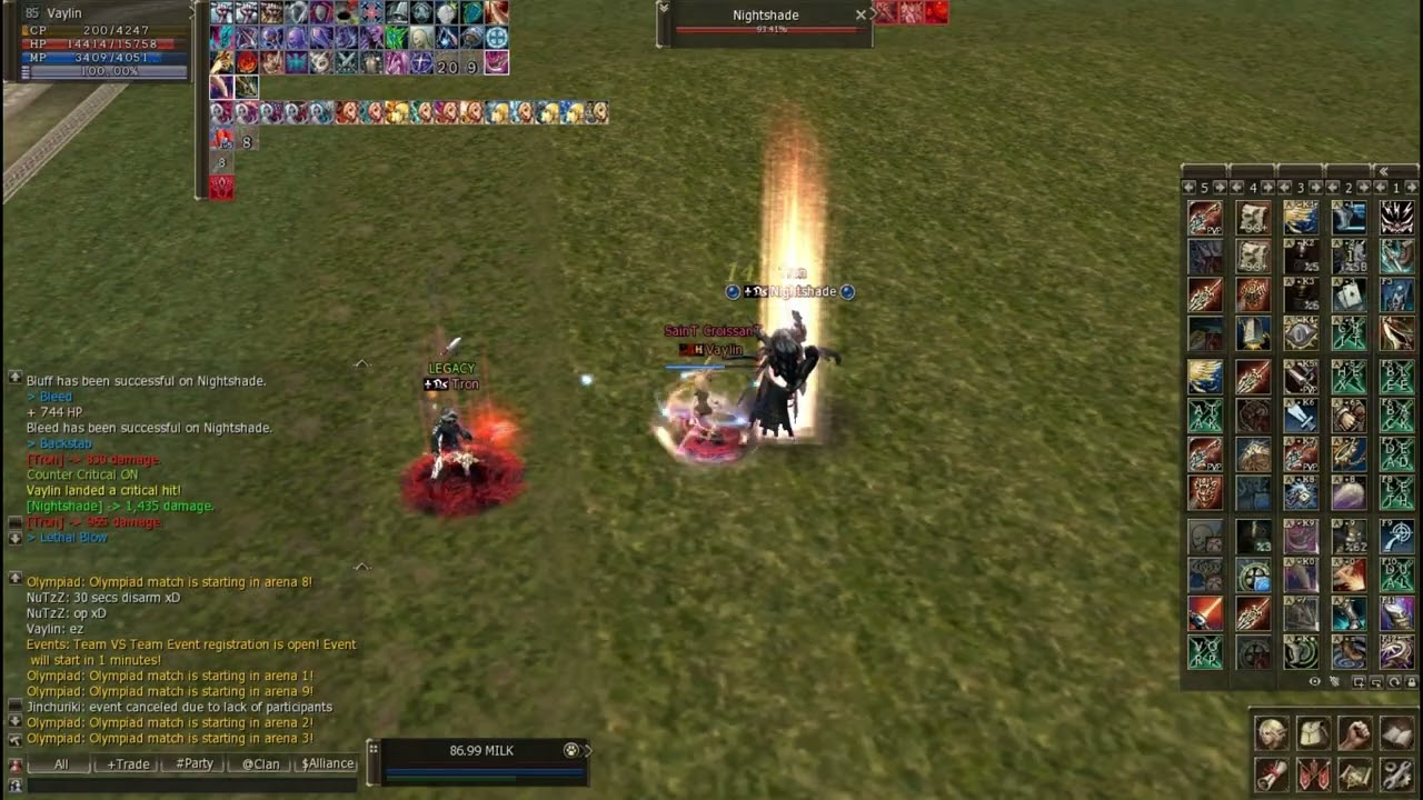 Lineage 2 Royal / Dagger vs Summoner ? O.o