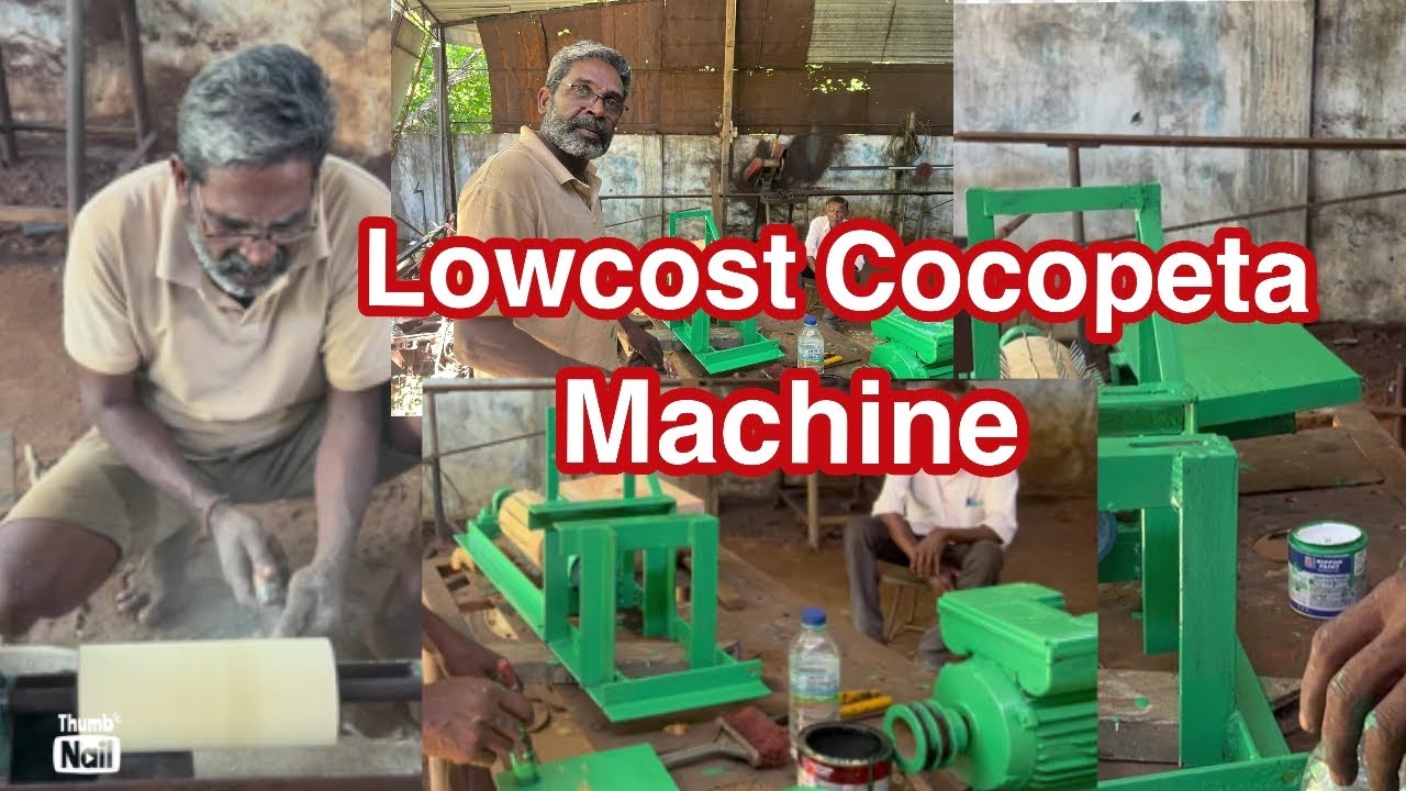 🌴How To Make Cocopeta|Low cost Cocopeta Machines In Tamil
