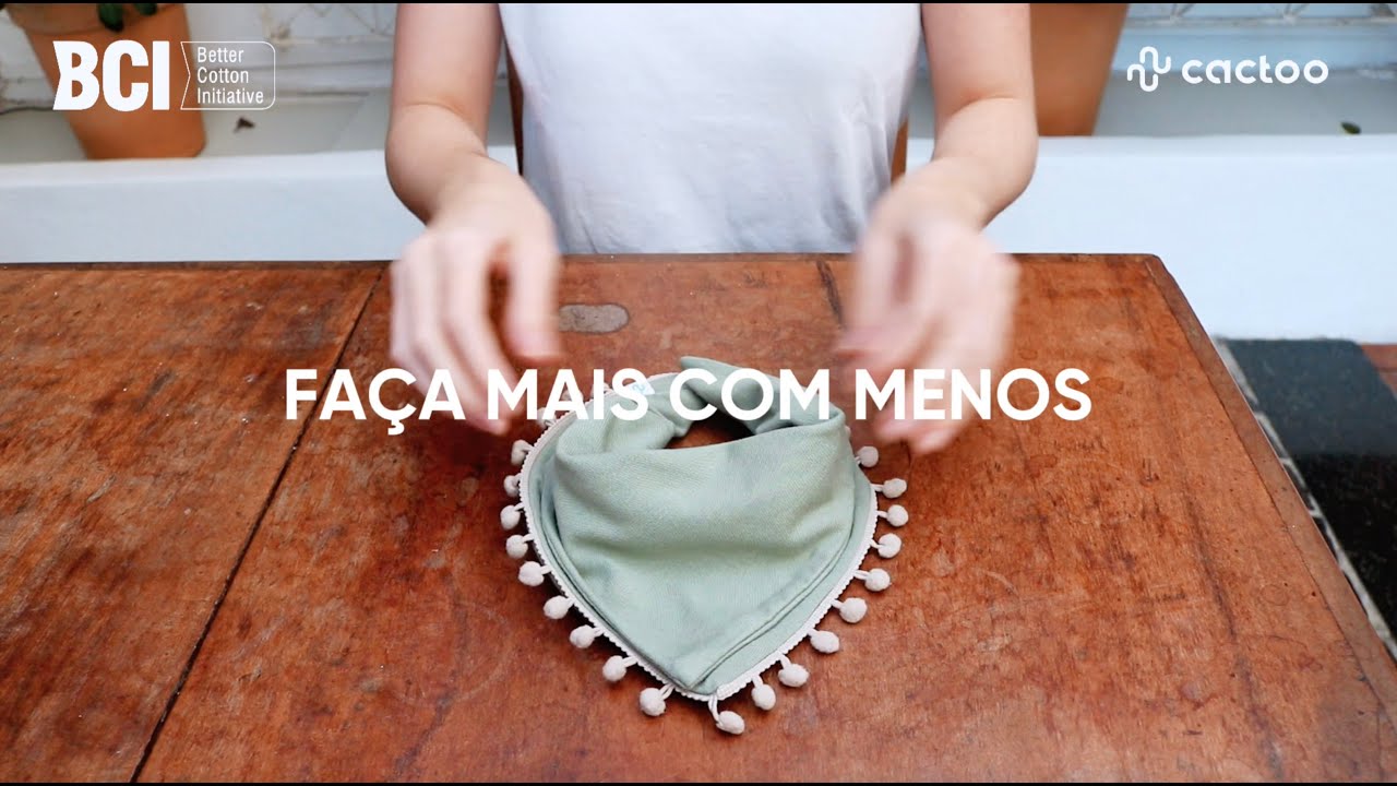 Babador Cactoo Baby | Sustentável, fashion e funcional