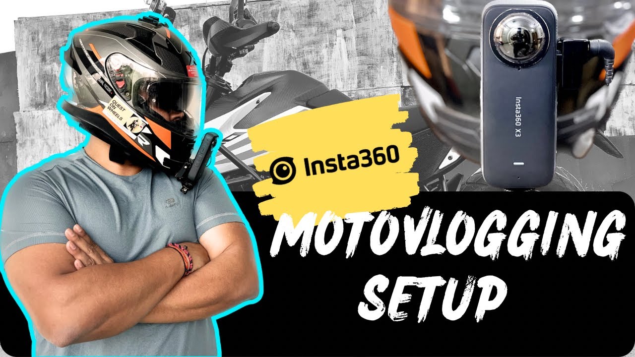BEST MOTOVLOGGING SETUP | DIY | INSTA360 X3