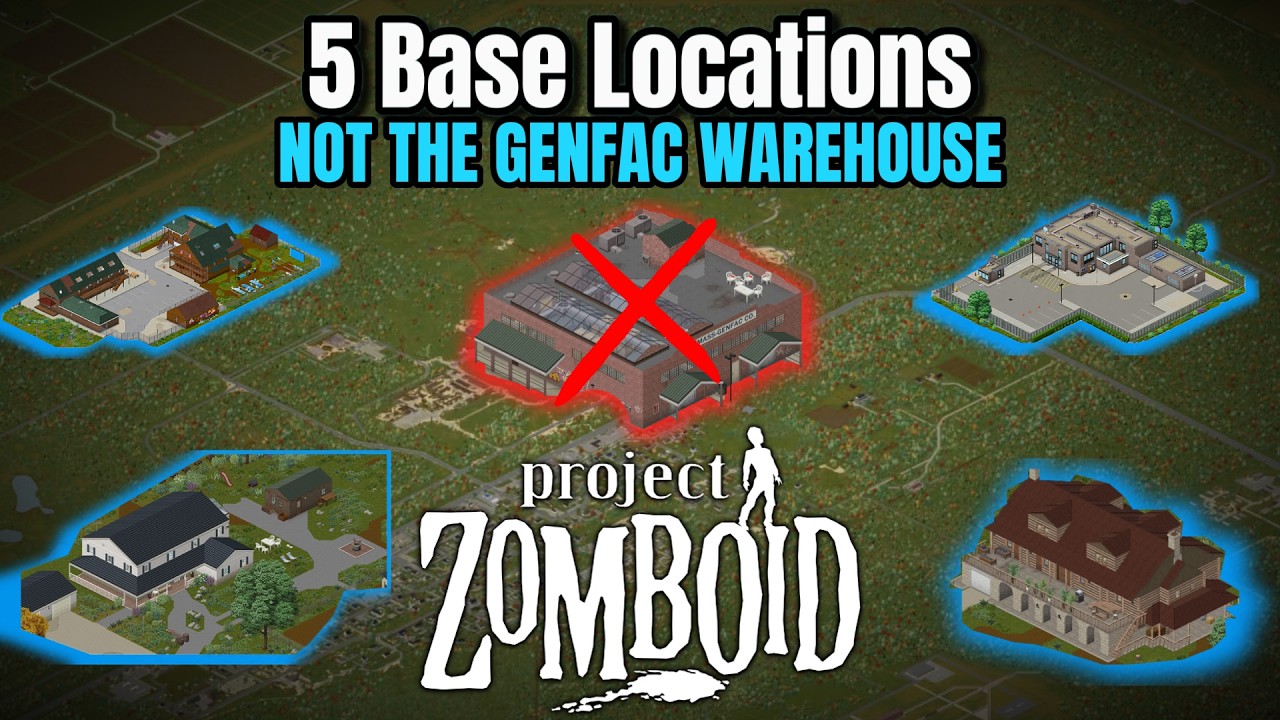 5 баз в Малдро, которые НЕ являются складом MASS-GENFAC! | Project Zomboid Build 42.20