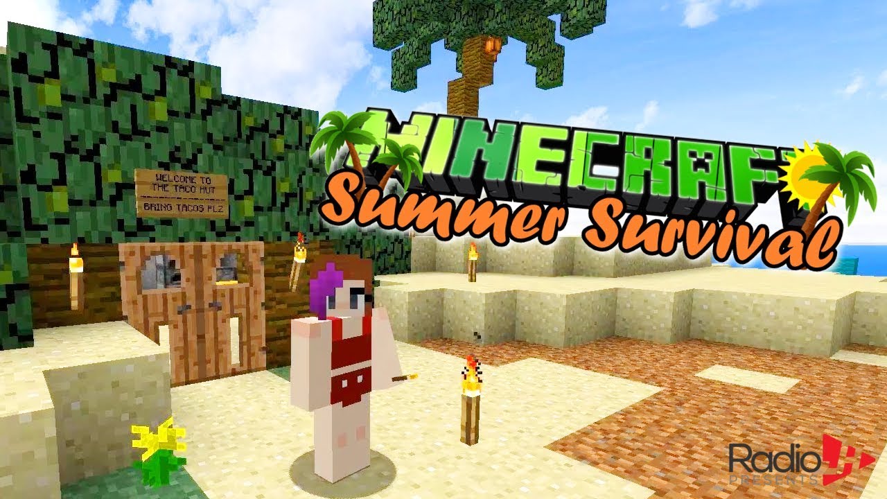 Minecraft SUMMER SURVIVAL | Working On My House!