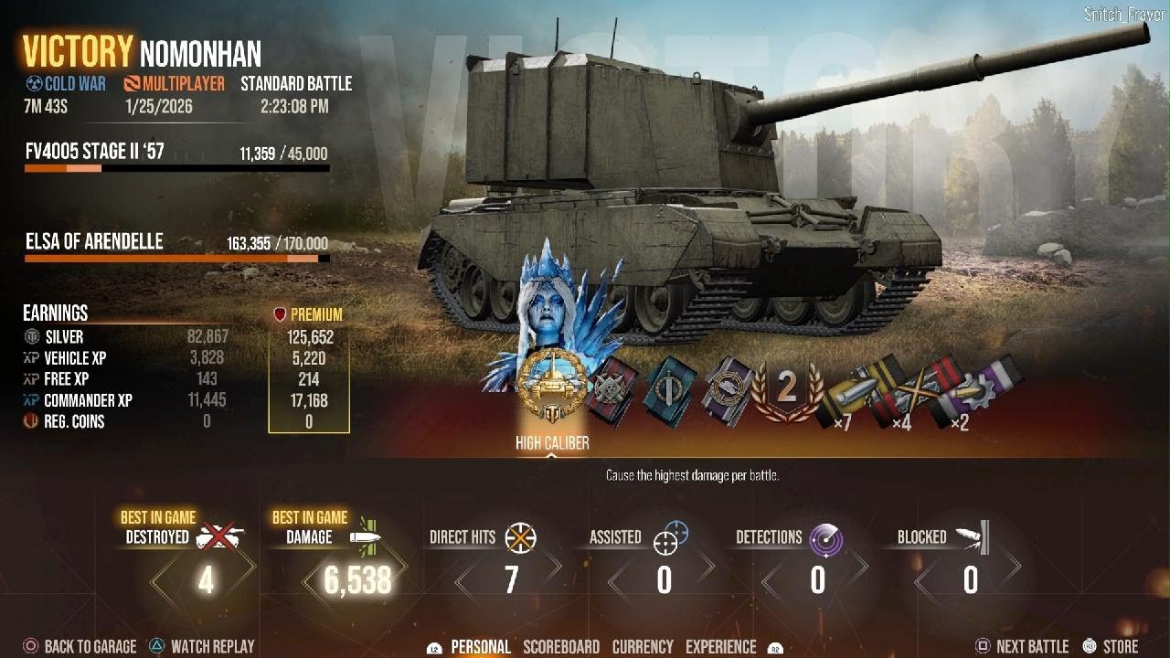 World of Tanks - FV4005 - MVP