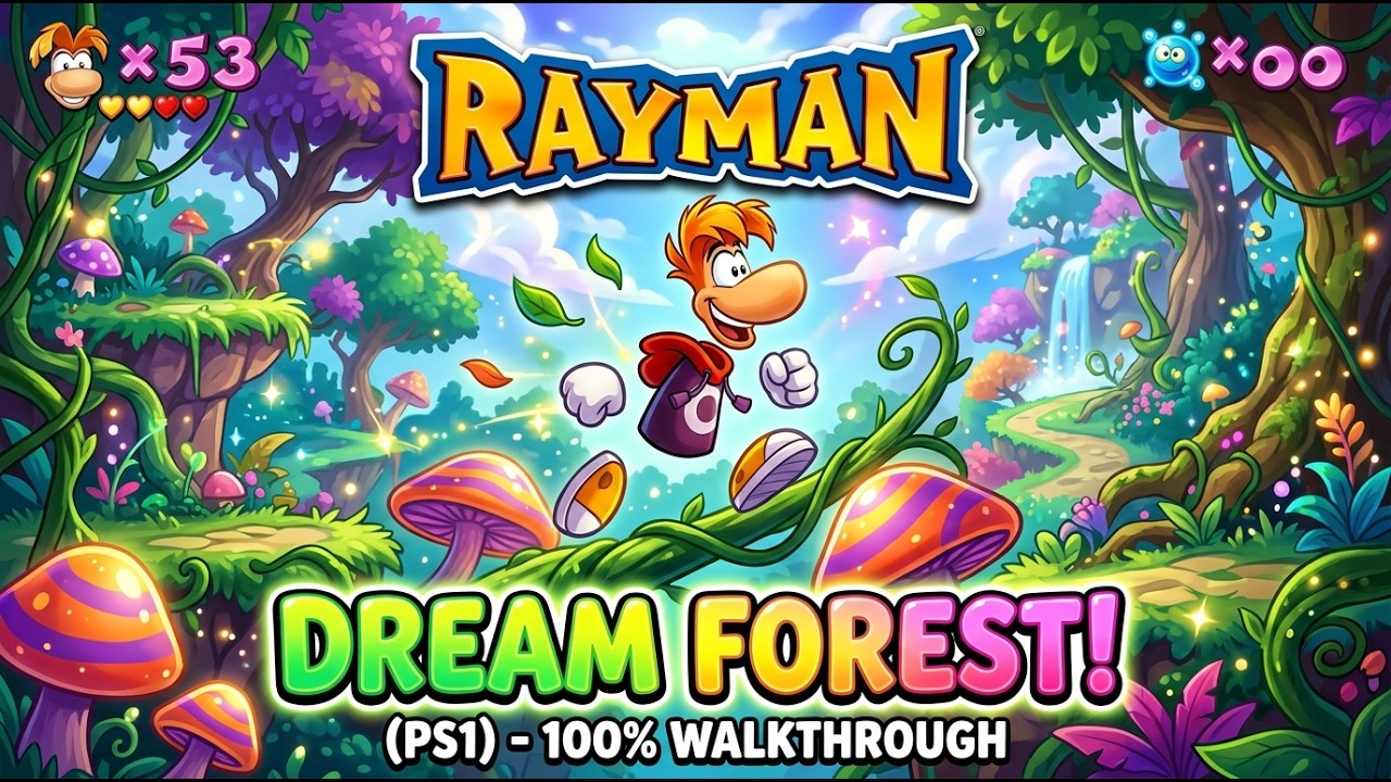 Rayman (PS1) - Dream Forest