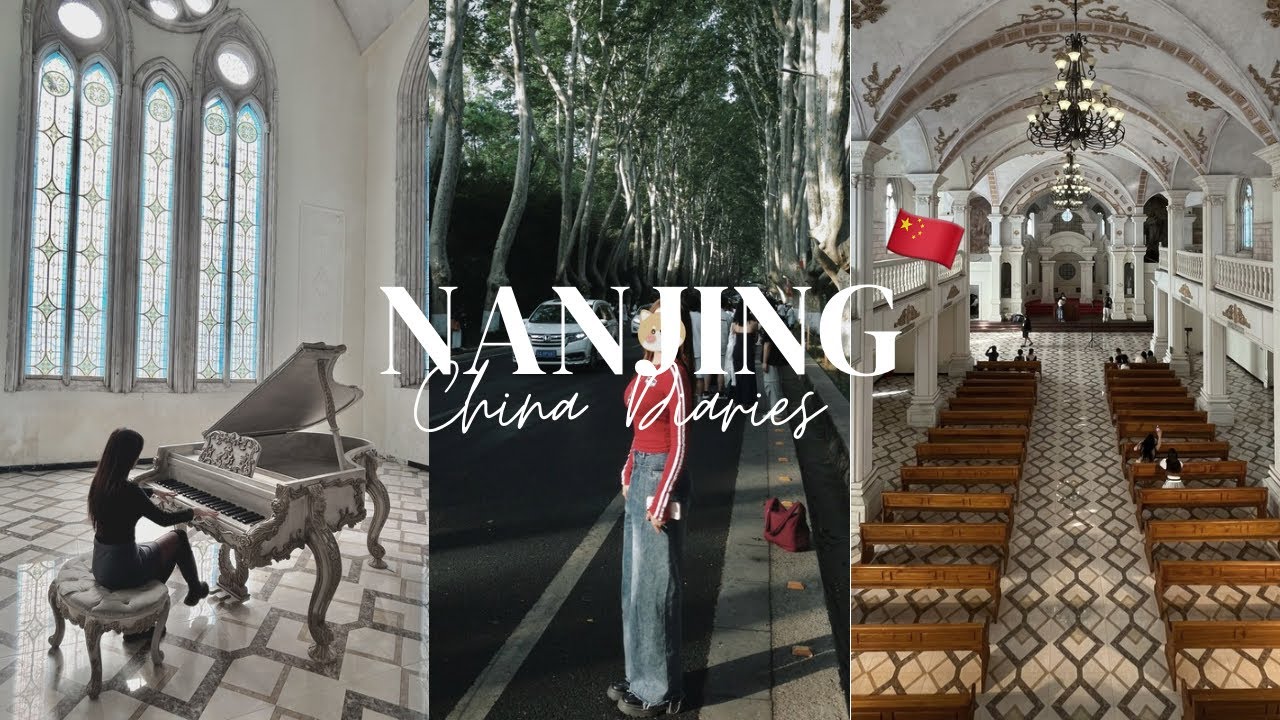 china diaries; nanjing vlog (visiting famous river, book city, film & tv base) 🇨🇳🧸