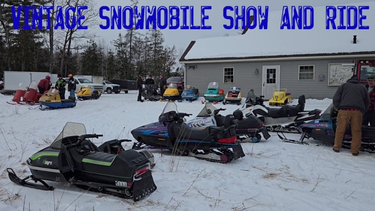 Orrington Trail Riders Vintage Snowmobile Show & Ride | Highlights and Ride to Kings Mountain