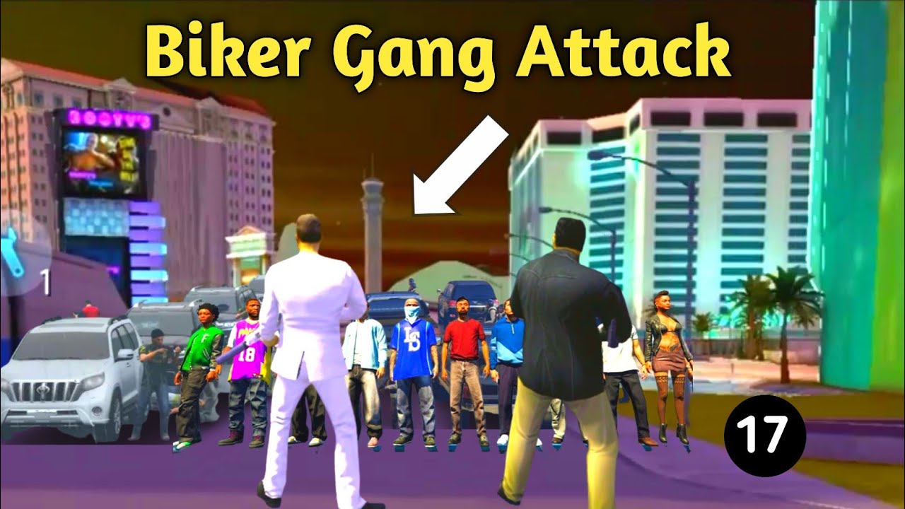 Biker Gang Attack Gangstar Vegas Mission 17 | in hindi - Android gameplay | 2021 |