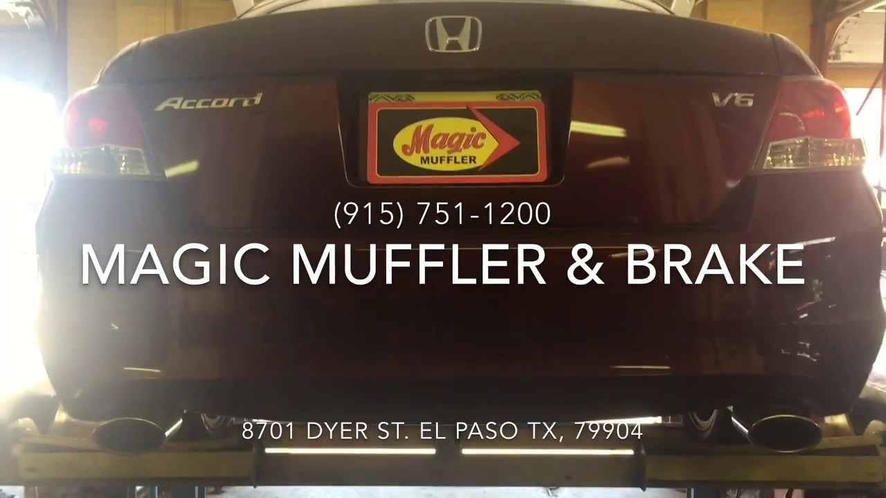2009 Honda Accord V6 Sedan w Complete Cat Back Exhaust Feat MagnaFlow 6' Comp Spec Muffler