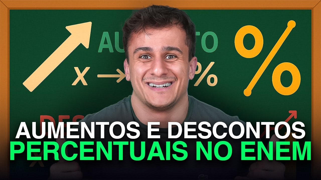 Fundamentos básicos da Matemática Financeira (aumentos e descontos, enem 2026)