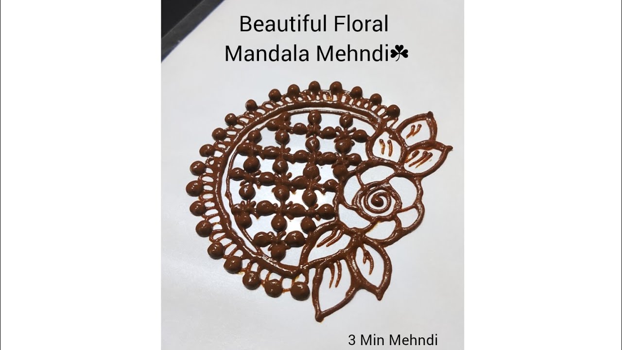Easy Mandala Mehndi|Step-by-Step Tutorial|#easy#mehndi#tutorial#subscribe#art #viral #comment#shorts