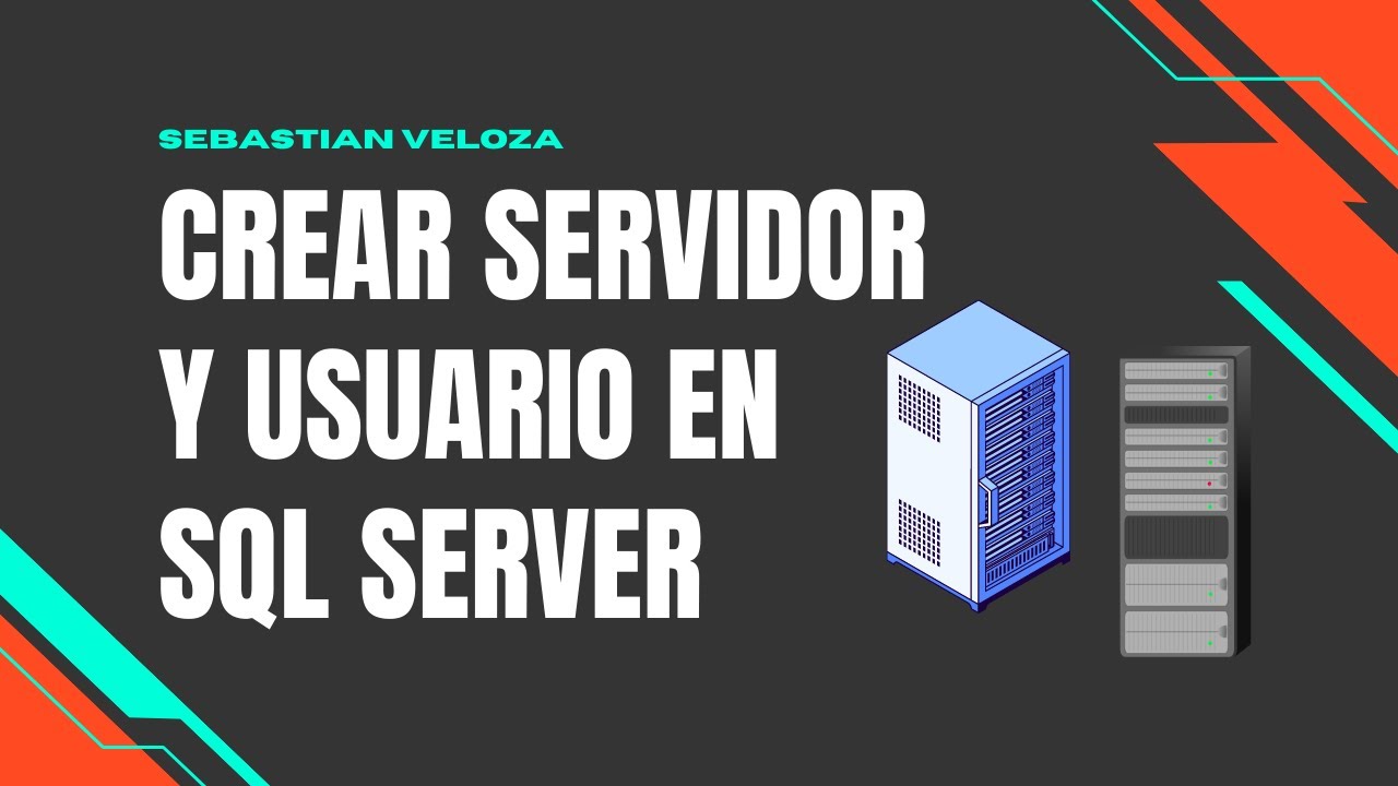 Crear servidor y nuevo usuario en SQL server management studio 2025