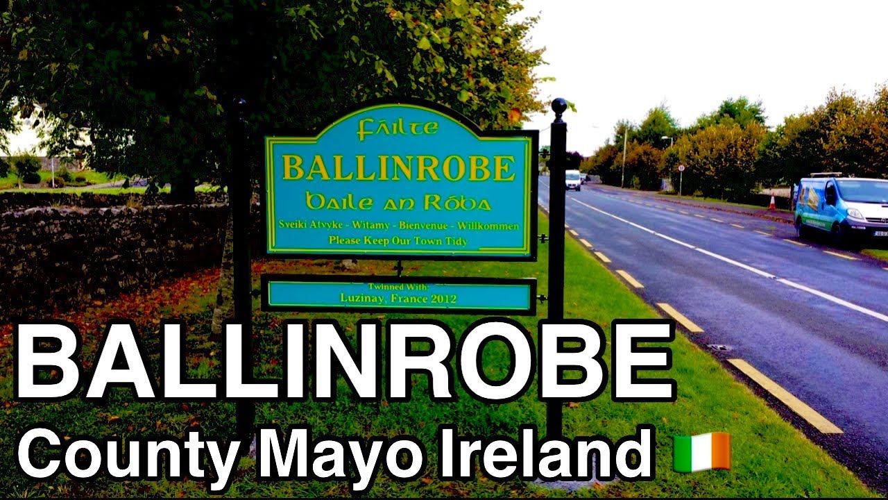 Ballinrobe Town County Mayo Ireland 🇮🇪 Walking Tour & cinematic video(Part1) [4K HDR]