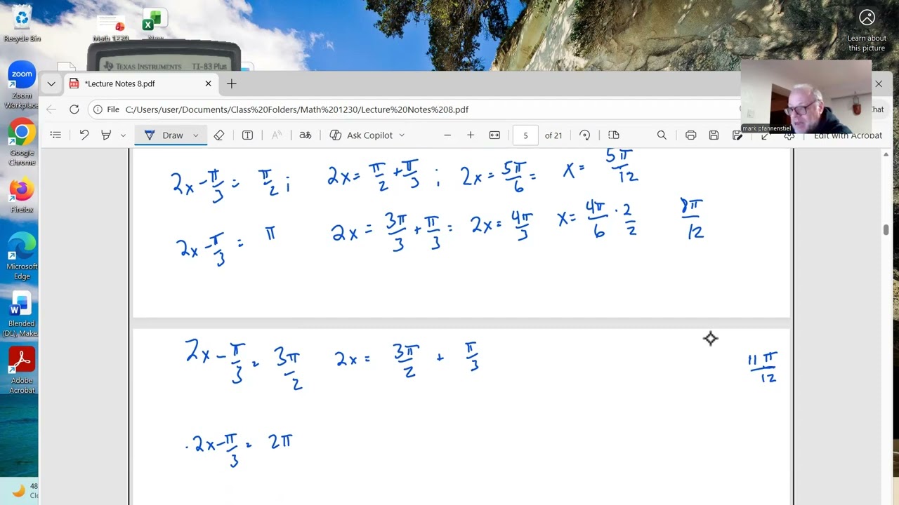 graphing y = Asin(Bx-C) +D