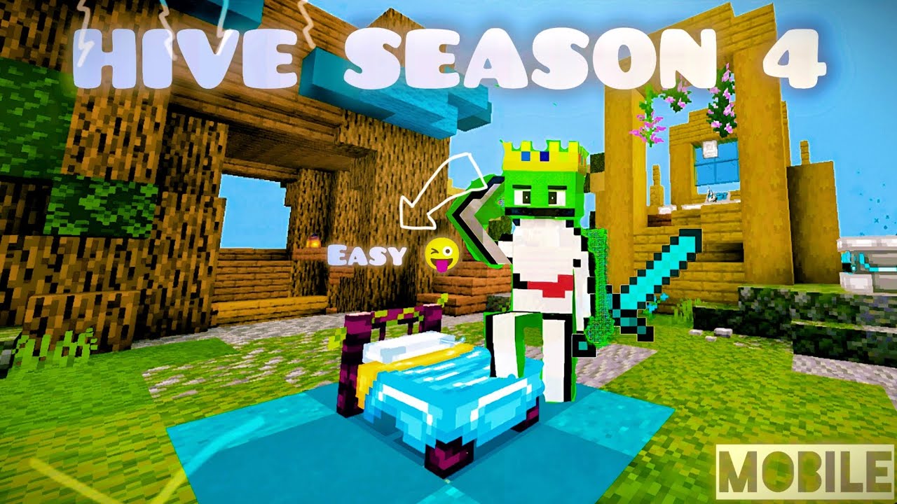 HIVE BEDWARS ON MOBILE | 60 FPS | GAMEPLAY