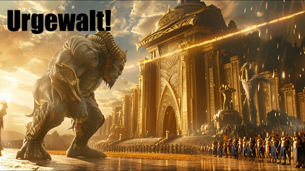 Epischer KI-Kampf: Kriegerin vs. Giganten