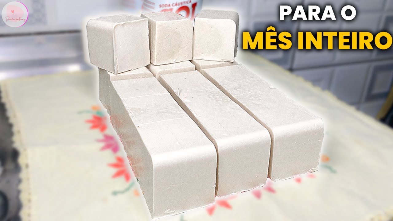 COMO FAZER SABÃO CASEIRO COM 2 LITROS DE ÓLEO NOVO SUPER POTENTE