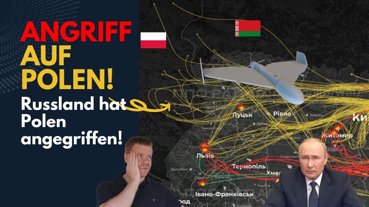 Russland greift Polen mit Drohnen an! Ukraine Lagebericht (493) und Q&A
