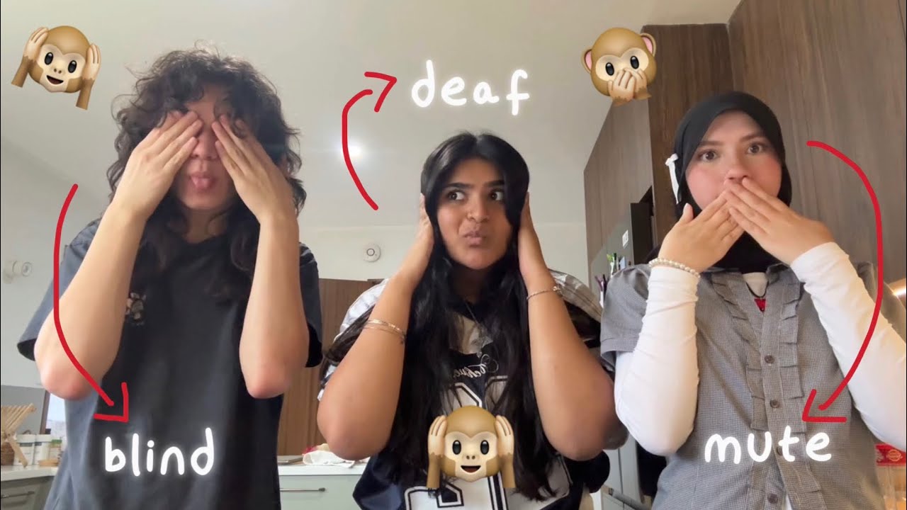 blind deaf and mute baking challenge!!