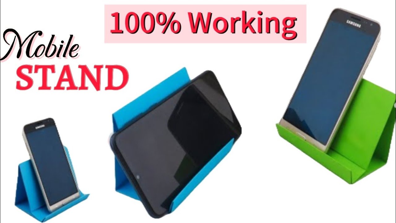 DIY 🥰 || How to make Phone Stand with paper || Paper Mobile Stand || Phone holder craft