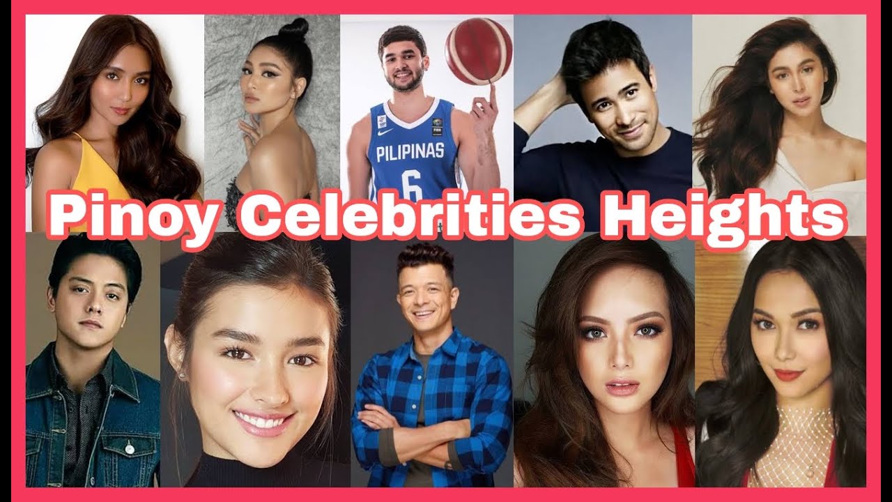 How tall are they? (Heights of Pinoy Celebrities)