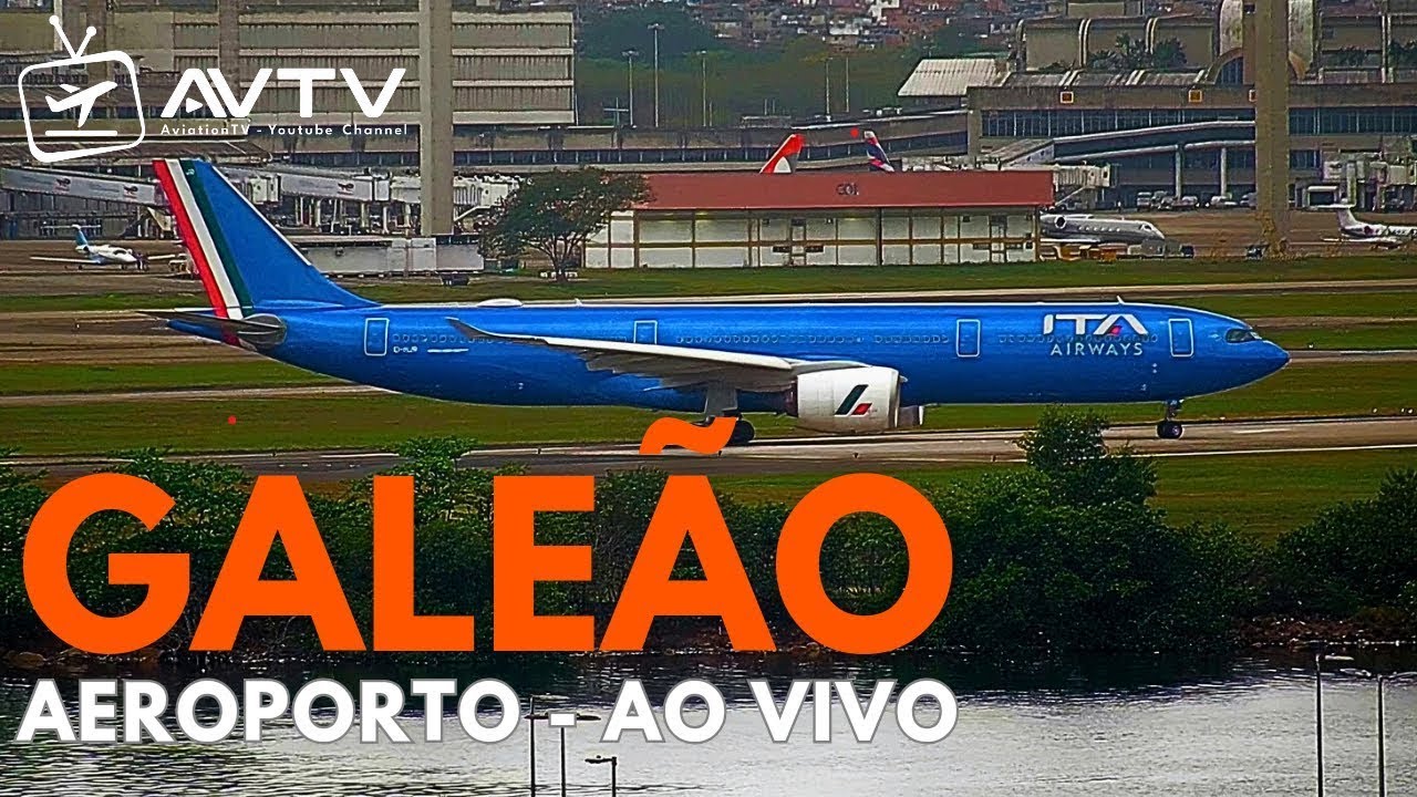 LIVE  - AEROPORTO INTERNACIONAL DO GALEAO/ RIO DE JANEIRO - BRASIL AO VIVO