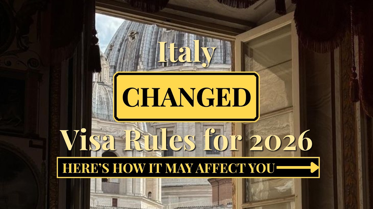 Italy's CHANGED Student Visa Rules for 2026 | Proof of Funds, Sponsors, Pre-Enrolment & More