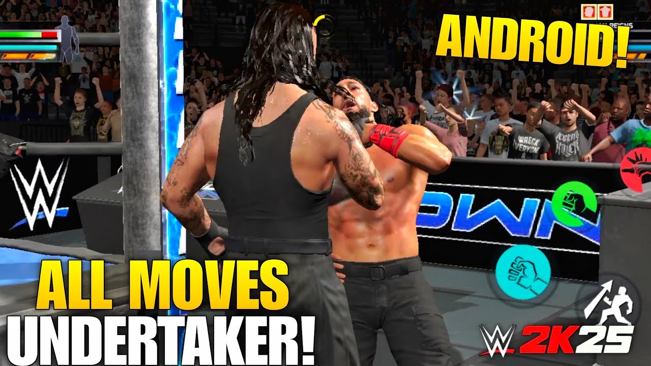 How to Use The Undertaker PERFECTLY — All Moves Explained | WWE 2K25 Android 🔥