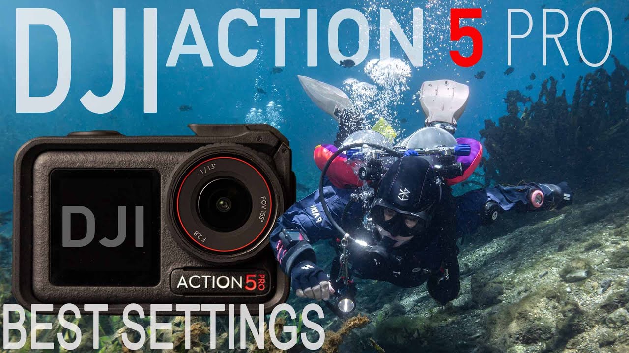 DJI Action 5 Pro BEST SETTINGS UNDERWATER