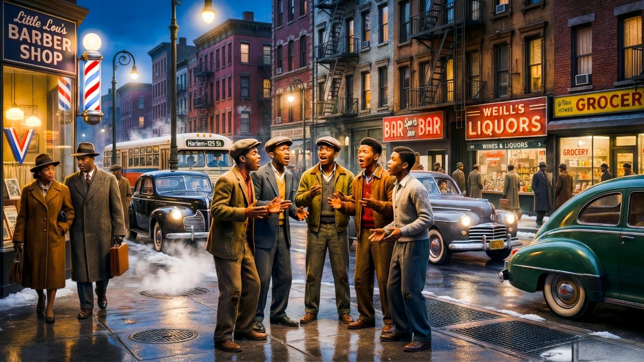 Harlem Street Singers (1948) | The Birth of Doo-Wop Harmony | 50s Doo-Wop