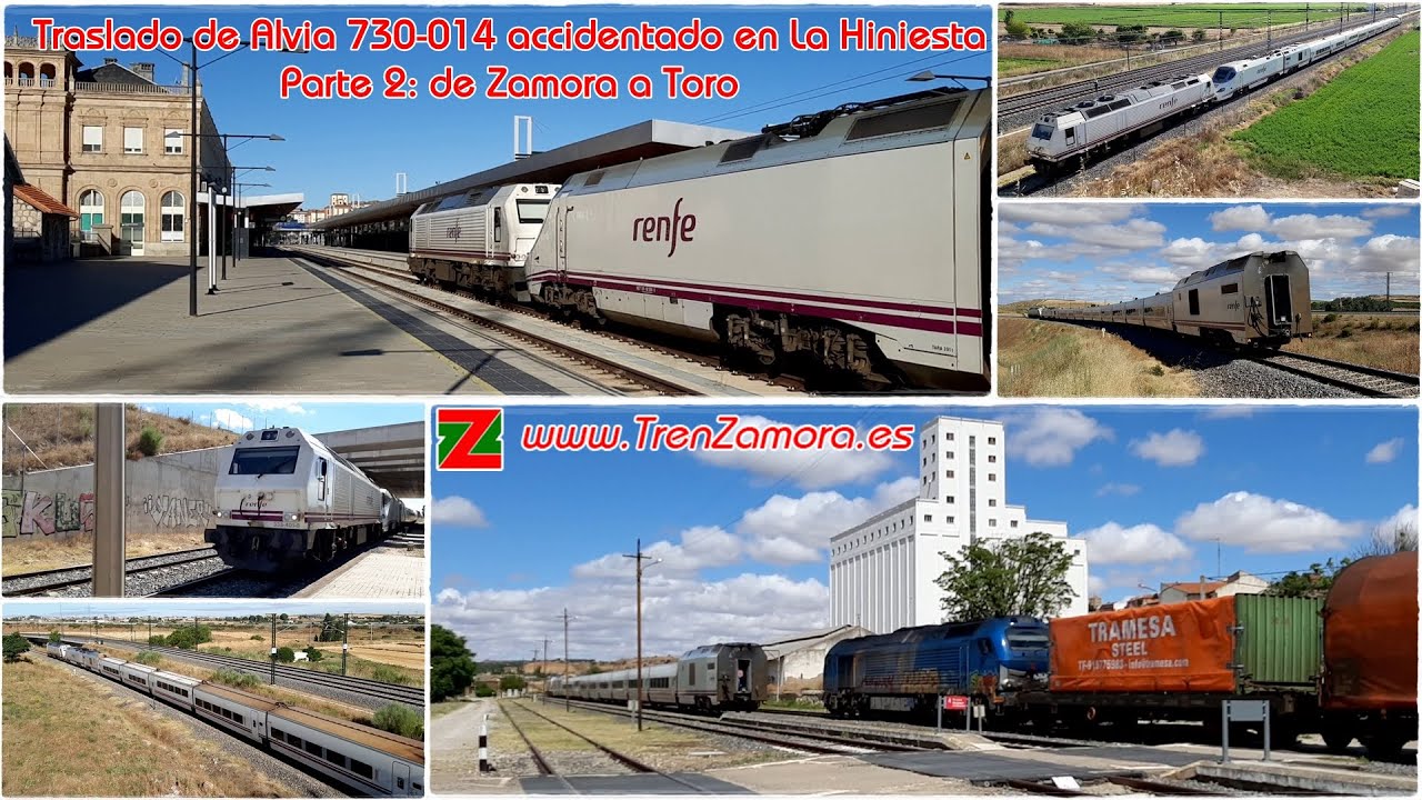 www.TrenZamora.es | Traslado de Alvia accidentado 2: Zamora-Toro
