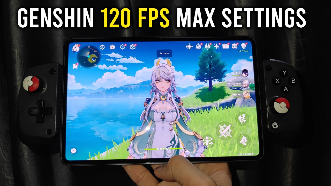 Genshin Impact 120 FPS Frame Gen Smooth As Butter Max Settings Redmagic Astra
