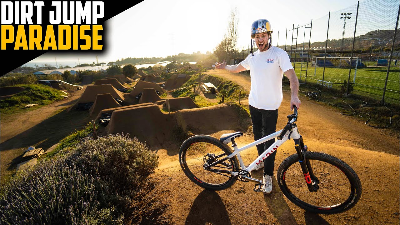 TRAINING HAS BEGUN ON THESE INSANE MTB DIRT JUMPS!!