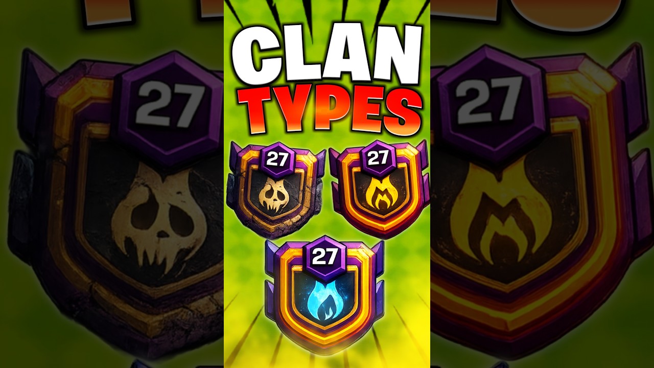 К какому типу кланов в Clash of Clans принадлежите вы?