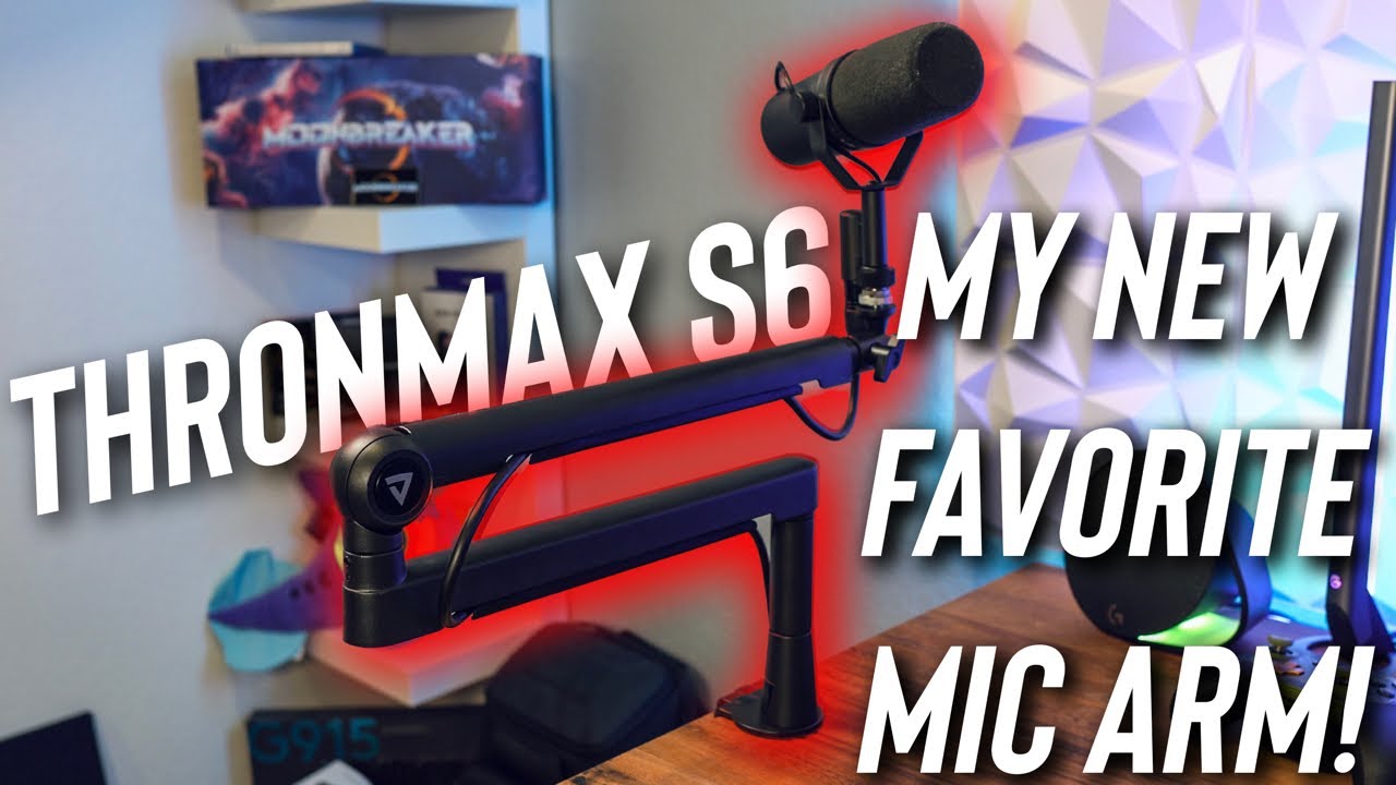 THRONMAX S6 Twist Boom Arm - This Low Profile Mic Arm is My New Favorite!