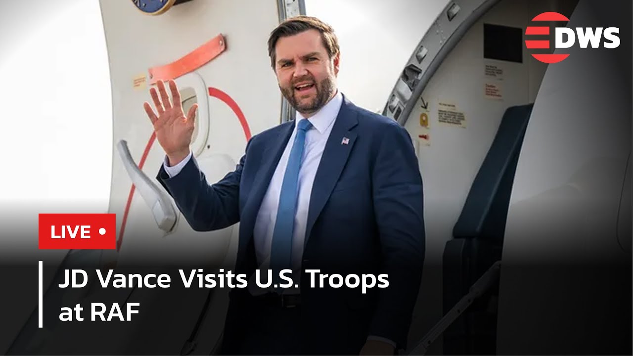 LIVE: JD Vance Visits U.S. Troops at RAF Fairford | Strengthening U.S.-UK Military Ties | AC15