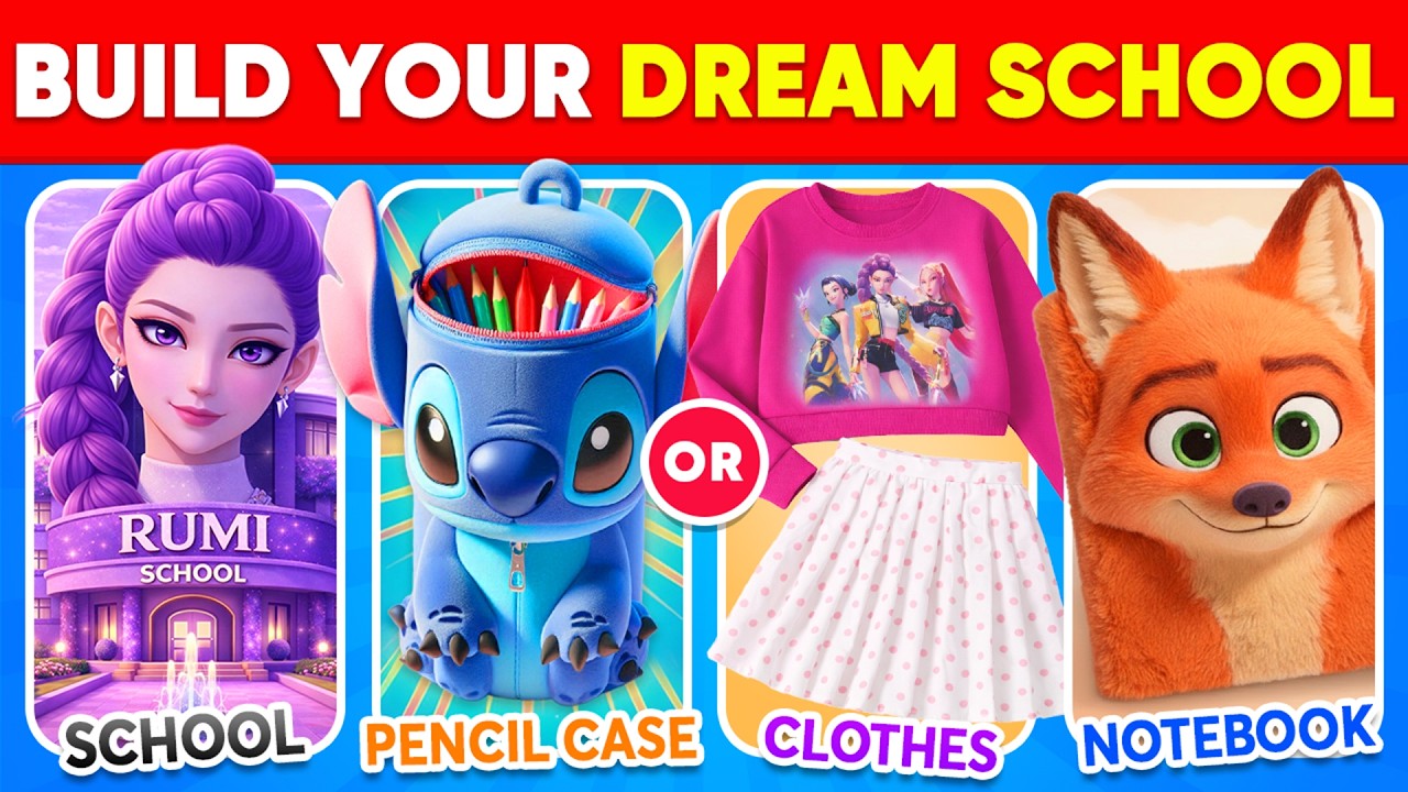 Would You Rather - Ultimate School Supplies & Stationery Edition 🌈 Build Your Dream School~Moca Quiz