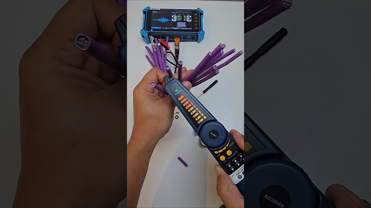 How to use a tone generator (and your cctv network tester) to trace a network cable