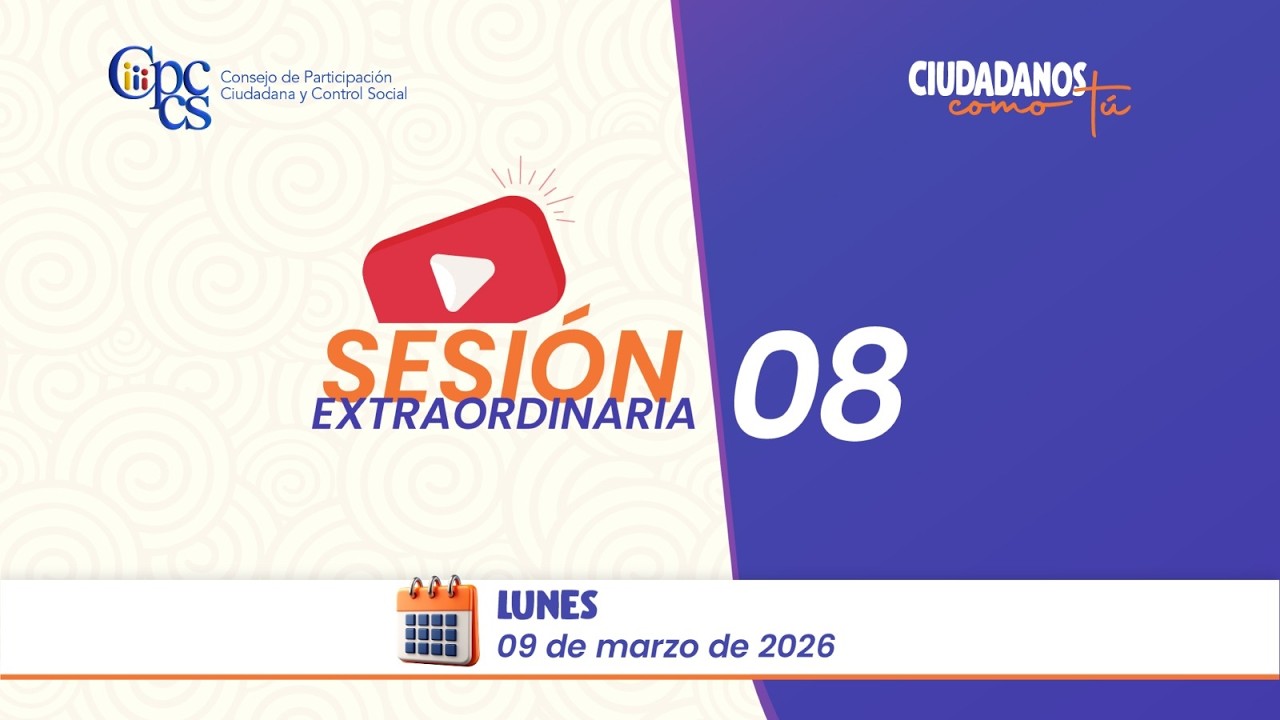 Sesión Extraordinaria Nro. 08 - 09-03-2026